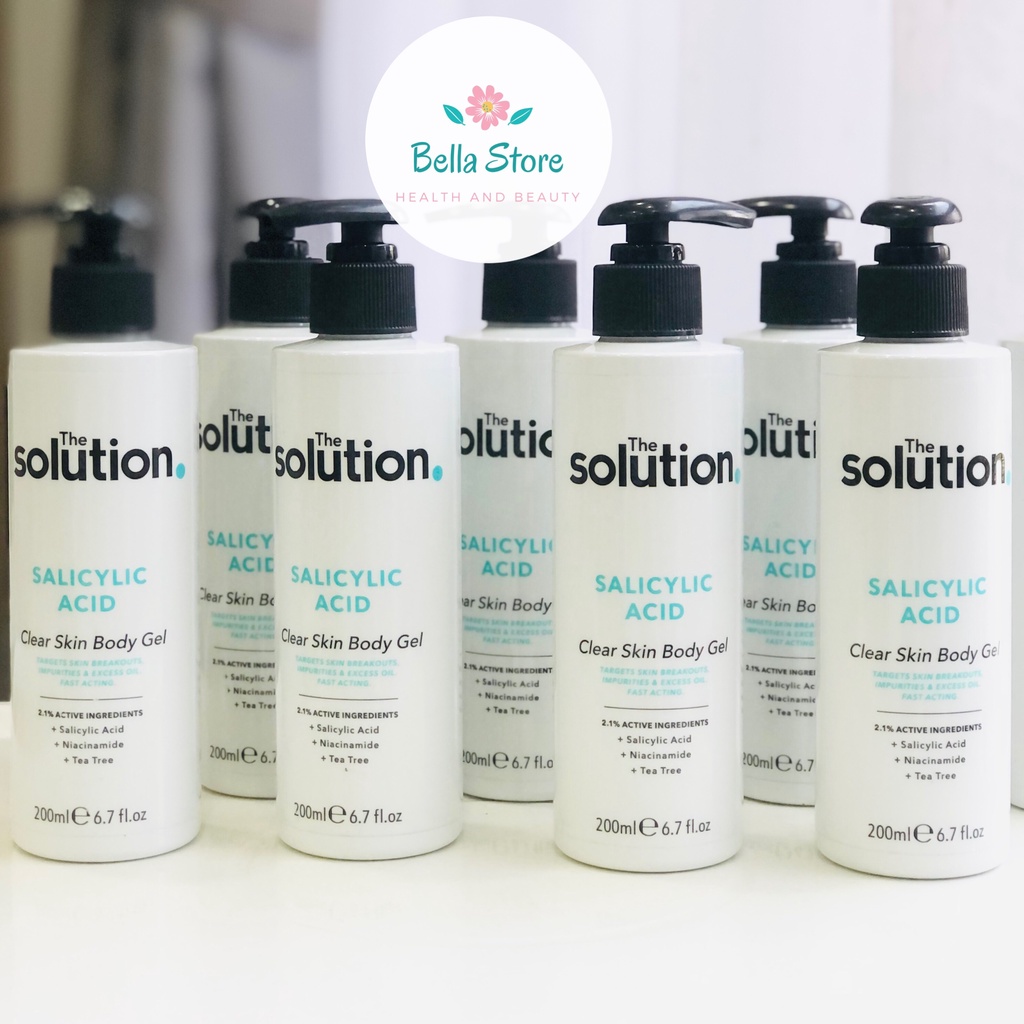 Lotion dưỡng thể sáng da, giảm mụn lưng The Solution Body UK