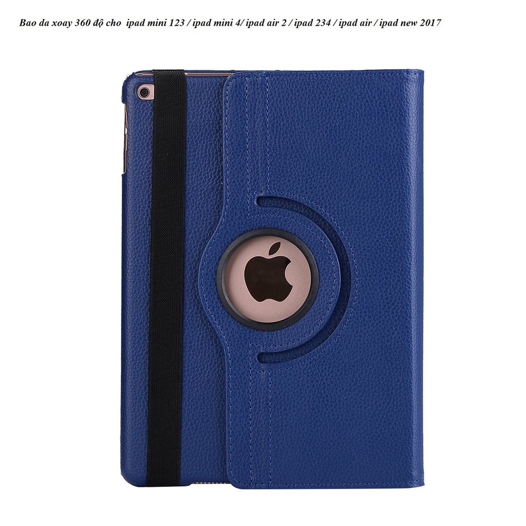 Bao da xoay 360 cho ipad mini 123/ipad mini 4/ipad air2/ipad 234/ipad air/ipad new2017 ---Tặng kèm bút cảm ứng | BigBuy360 - bigbuy360.vn