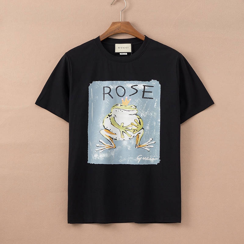 Áo Thun Tay Ngắn In Họa Tiết Chữ Hoàng Tử Ếch Graffiti Mặt Trước Thời Trang Mùa Hè Thông Dụng