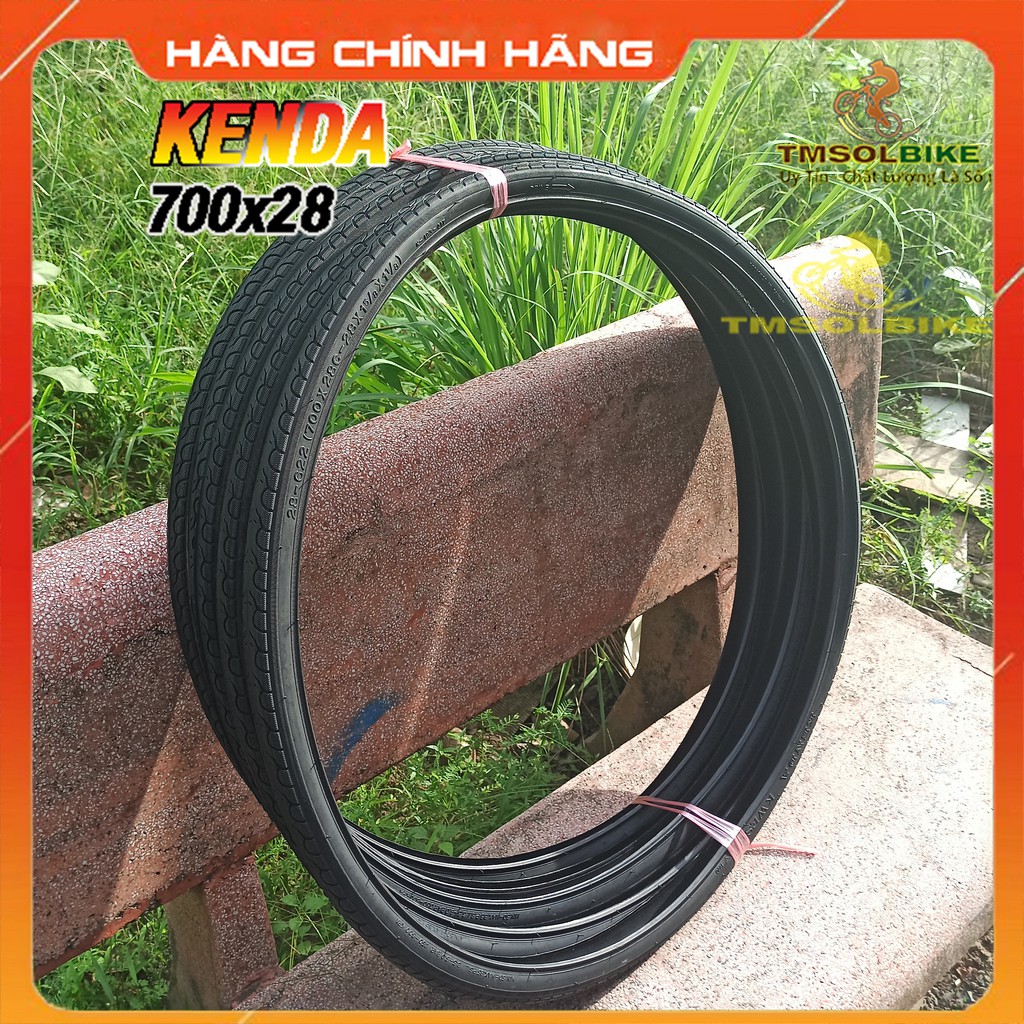 Vỏ Xe Đạp KENDA 700x28C, Lốp Xe Đạp KENDA 28-622 (700x28C - 28X1 5/8 X 1 1/8) - Hàng Chính Hãng