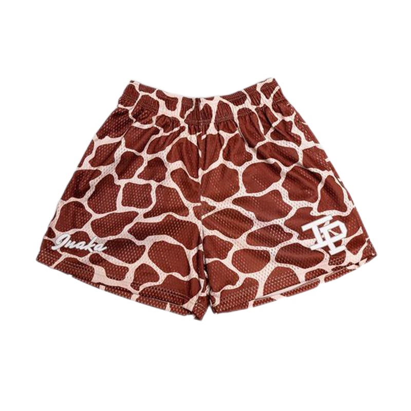 Mới Quần Short Thể Thao Phối Lưới Thoáng Khí Dành Cho Nam