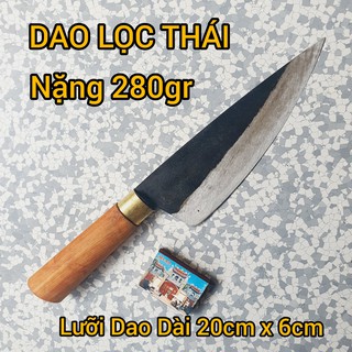 Dao nhọn đa năng Đa Sỹ, dao chuyên  thái, lọc thịt cá bằng nhíp xe chuẩn,làm 100% bằng nhíp xe ôtô