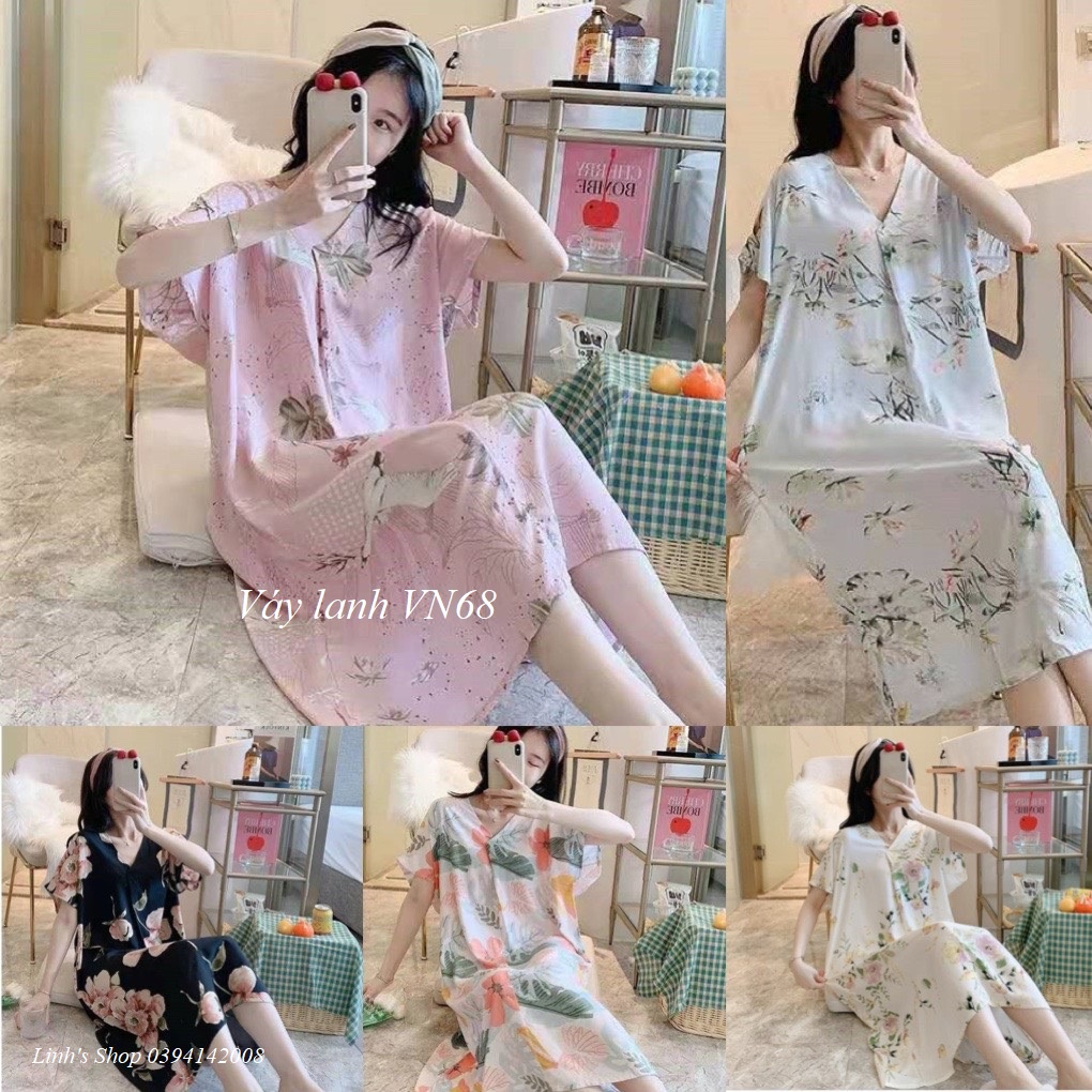 VÁY LANH SĂN Hàng Giao Luôn MẶC NHÀ ĐẦM BẦU MẶC NHÀ VN68