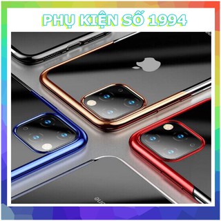 Ốp lưng baseus trong viền màu cho iphone 11 6.1 / 11pro 5.8 / 11pro max 6.5