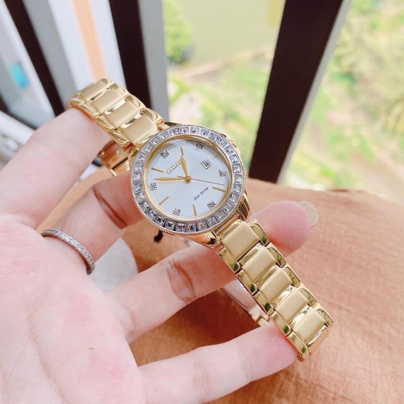 ĐỒNG HỒ NỮ CHÍNH HÃNG CITIZEN FE1192-58A Dòng sản phẩm Crystal của CITIZEN