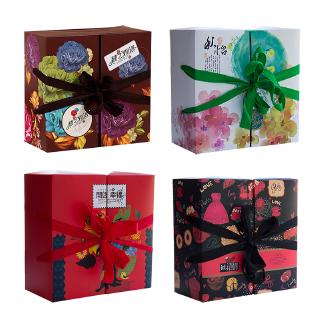 Set 8 Hộp Đựng Bánh Trung Thu Phong Cách Vintage Độc Đáo
