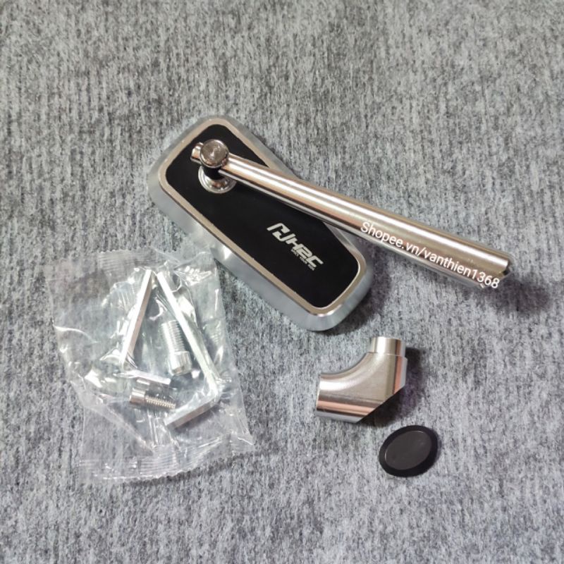 Kính/Gương Chiếu Hậu H2C Nhôm CNC Chân Dài