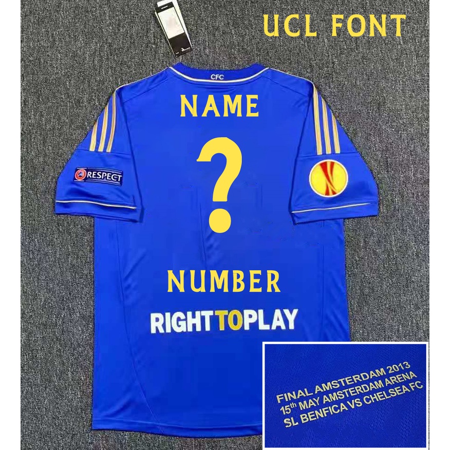 Áo Thun Đá Banh Chelsea s-2xl 2012-13