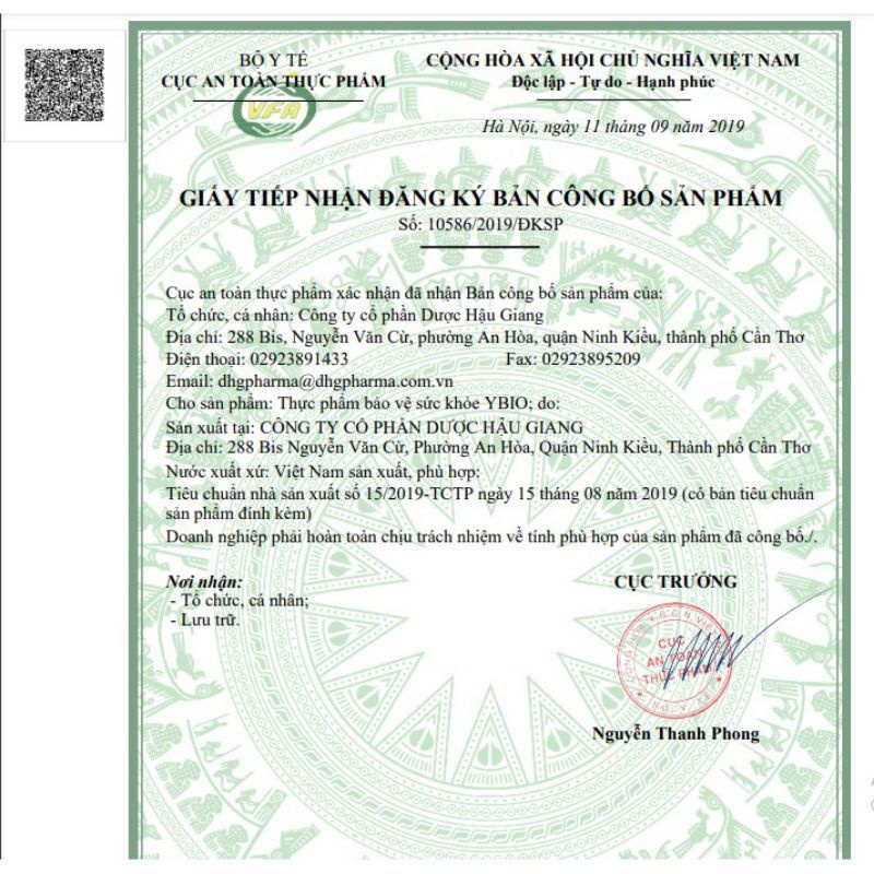 Men Vi Sinh Ybio ⚡ CAM KẾT GIÁ RẺ ⚡ Men Vi Sinh hỗ trợ tiêu hóa, giảm đầy hơi khó tiêu