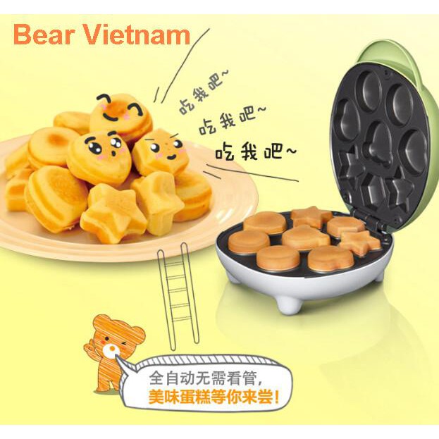 ❃✎Máy làm bánh Bear tại nhà đa chức năng nhỏ cho trẻ em quế tự động <