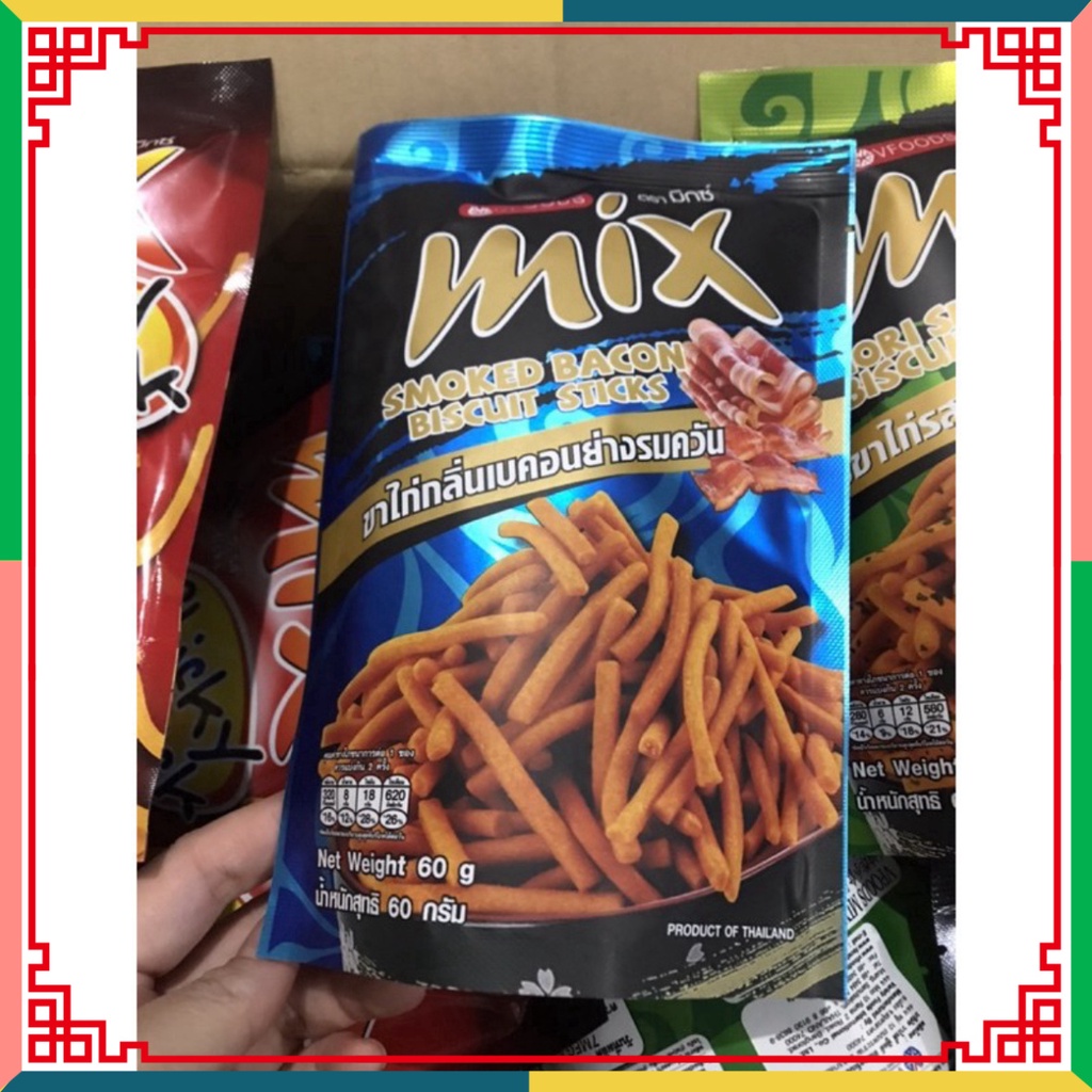 (HOT LIKE) Túi Bim Tăm Mix Vfoods Hot Chili 60g