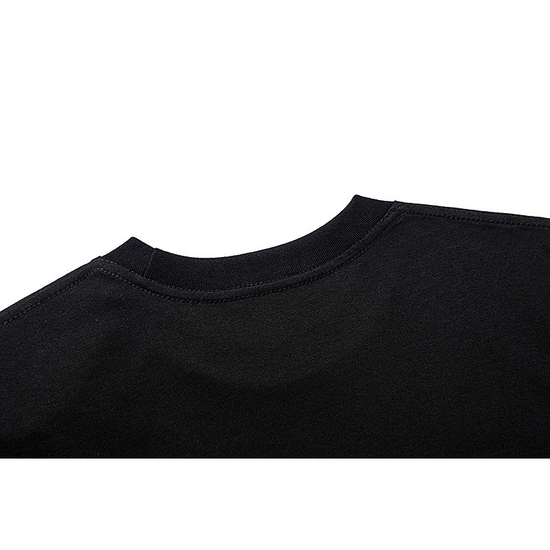 Áo Thun Cotton Tay Ngắn Dáng Rộng Plus Size Unisex