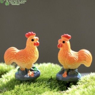 Gà Trống Mini Phụ Kiện Tiểu Cảnh, Chậu Cây, Bể Cá