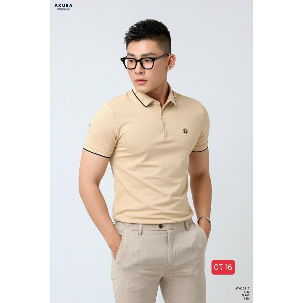 áo thun có cổ nam tay ngắn mẫu đẹp 2021 vải THUN COTTON 100% thêu ong ATN13 | BigBuy360 - bigbuy360.vn