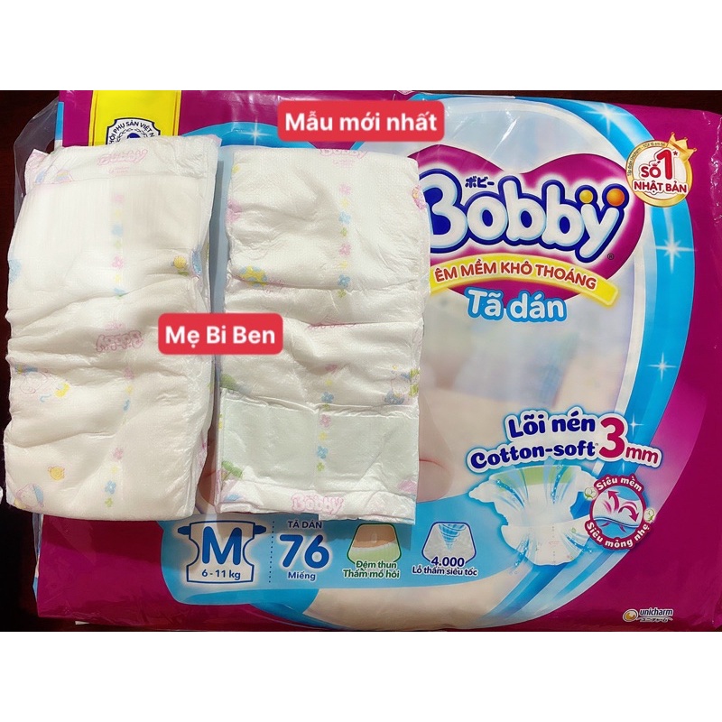 [Sale Tã Dán tách lẻ] Tã Dán Bobby Size XS 1miếng (cho bé dưới 5kg)