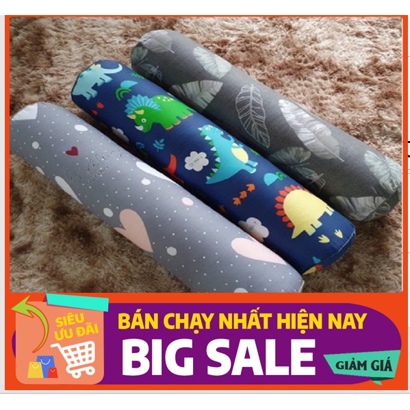 VỎ GỐI ÔM COTON PHA 1 CÁI KÍCH THƯỚC 35X100 CM MÀU NGẪU NHIÊN