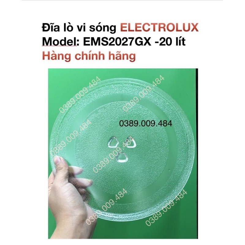 Đĩa lò vi sóng ELECTROLUX EMS2027GX -20 lít