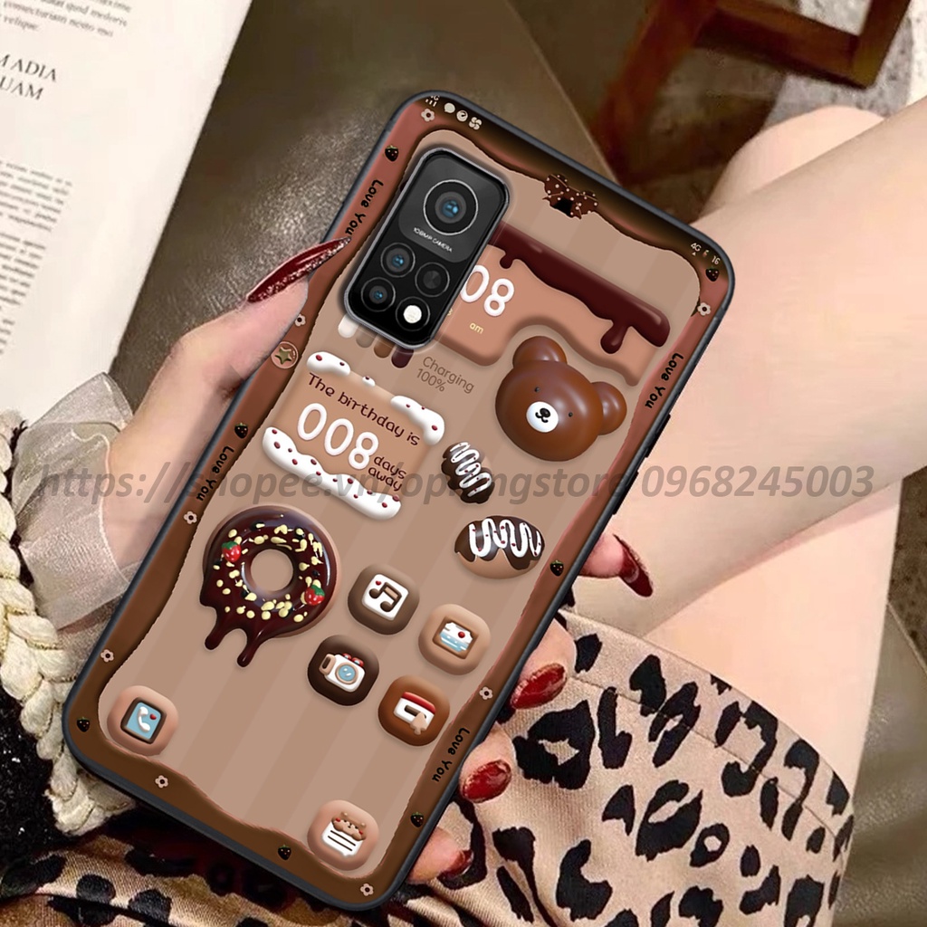 Ốp lưng Xiaomi Mi 10T / 10T Pro in hình 3D gấu,thỏ cute dễ thương