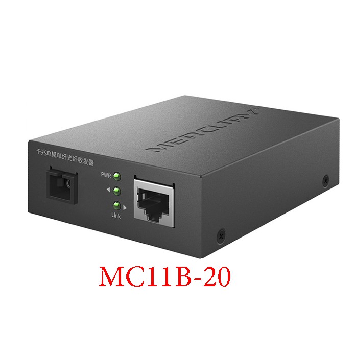 🇻🇳 Bộ Converter quang Gigabit Mercury MCG11A-3 + MCG11B-3