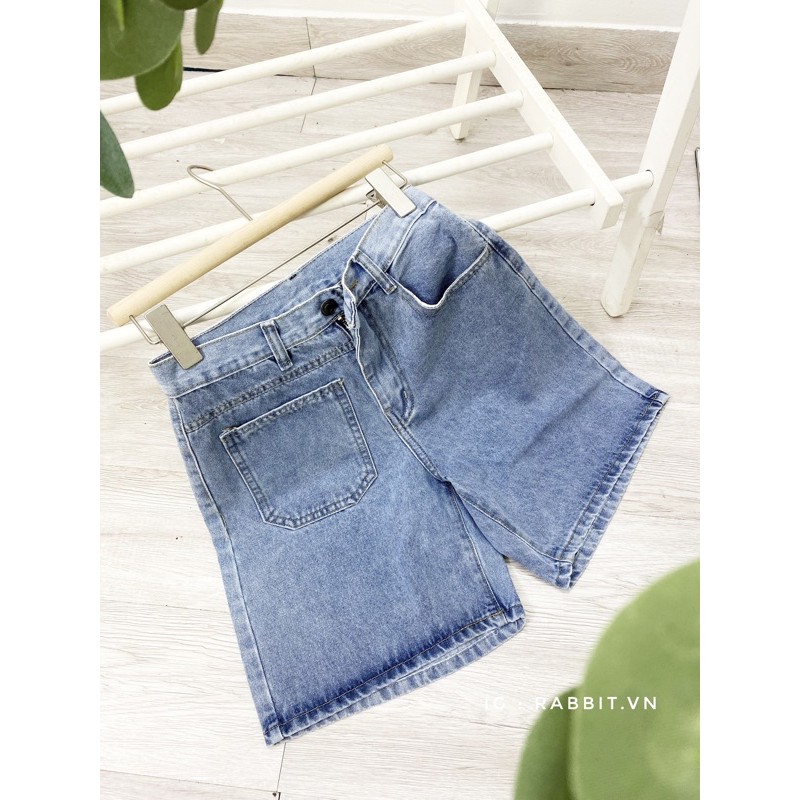 Quần Short lửng jeans nữ chất bò mềm siêu xinh xắn