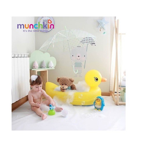 CHẬU TẮM PHAO VỊT VÀNG ( CÓ CHỨC NĂNG BÁO NÓNG ) MUNCHKIN (katydang)