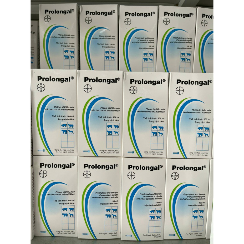Bayer PROLONGAL 50ml sắt cho chó, mèo, heo