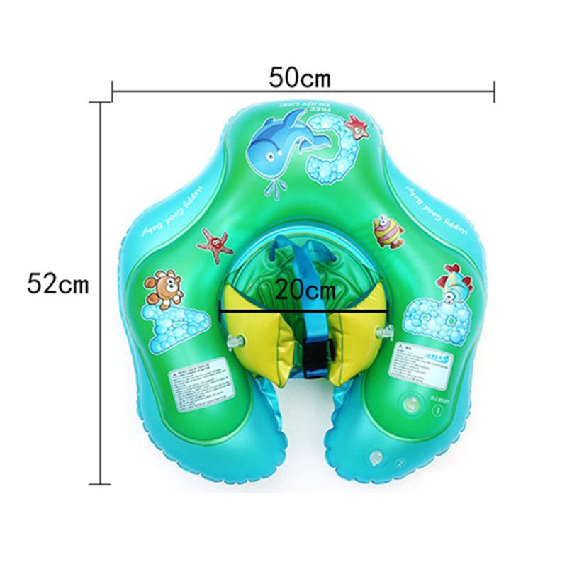 Infant waist inflatable swimming ring swimming pool float safety ring children swimming assistance