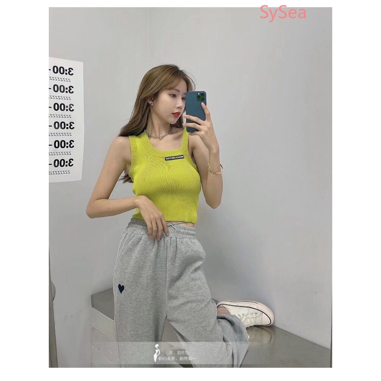 Áo Hai Dây Dệt Kim Thời Trang Mùa Hè Cho Nữ