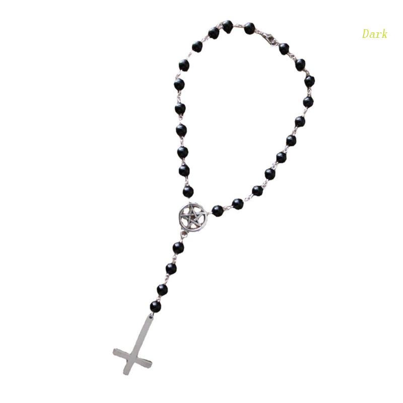 Vòng cổ Satan Mặt Thánh Giá Ngôi Sao Năm Cánh