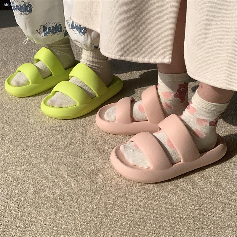 Dép Sandal EVA Đế Dày Hai Quai Thời Trang Phong Cách Hàn Quốc Hàng Mới Dành Cho Cặp Đôi Mang Trong Nhà