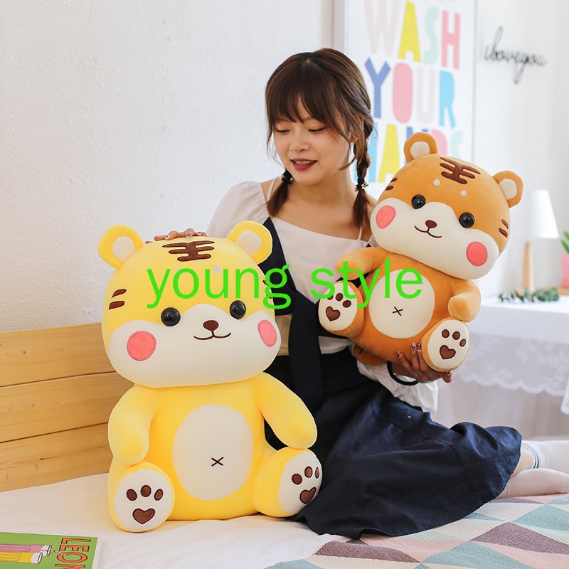 Gấu Bông Hổ Con Teddy Ngồi Siêu Đáng Yêu Size 23Cm Nhỏ Gọn Cho Việc Trang Trí  Decor Phòng Ngủ