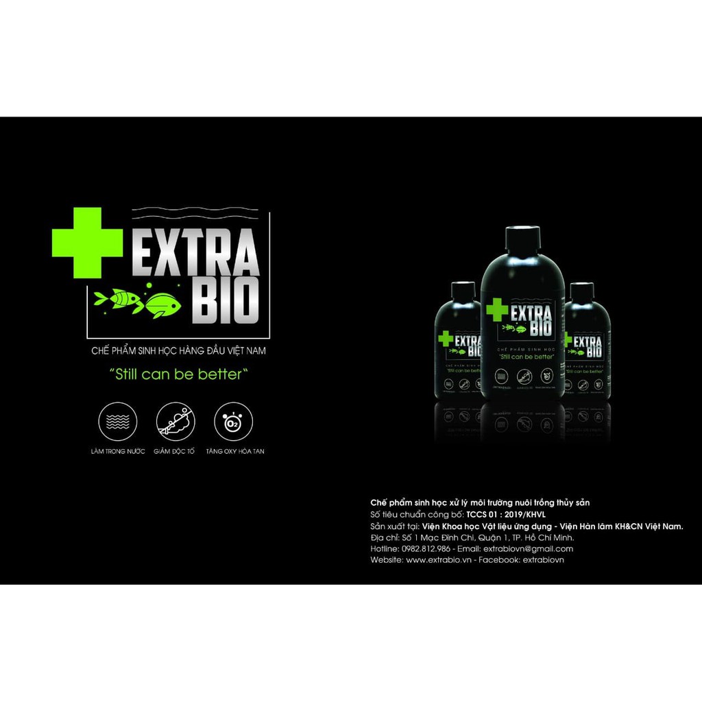 Men vi sinh cao cấp extrabio làm sạch nước