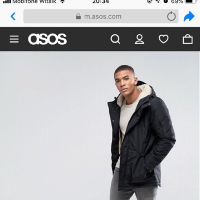 Parka D-Struct Sherpa Lined Parka nam 65-75kg