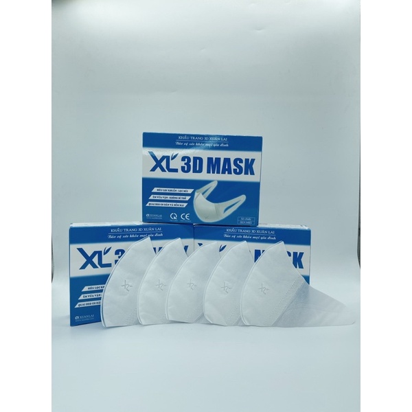 KHẨU TRANG 3D MAX XL - 3D CÔNG NGHỆ NHẬT HỘP 50 CÁI