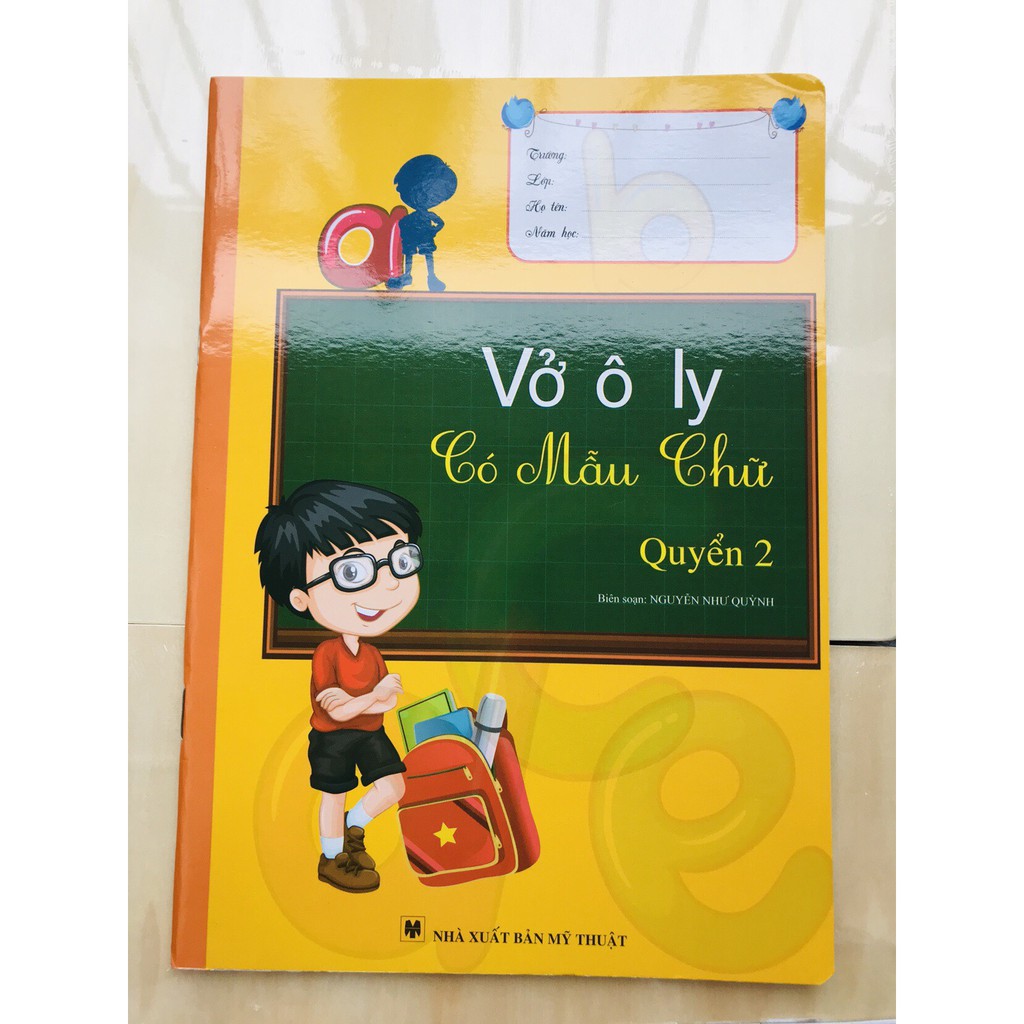 Combo 2 Vở ô ly có mẫu chữ+ các nét cho bé luyện viết, tập viết cho bé