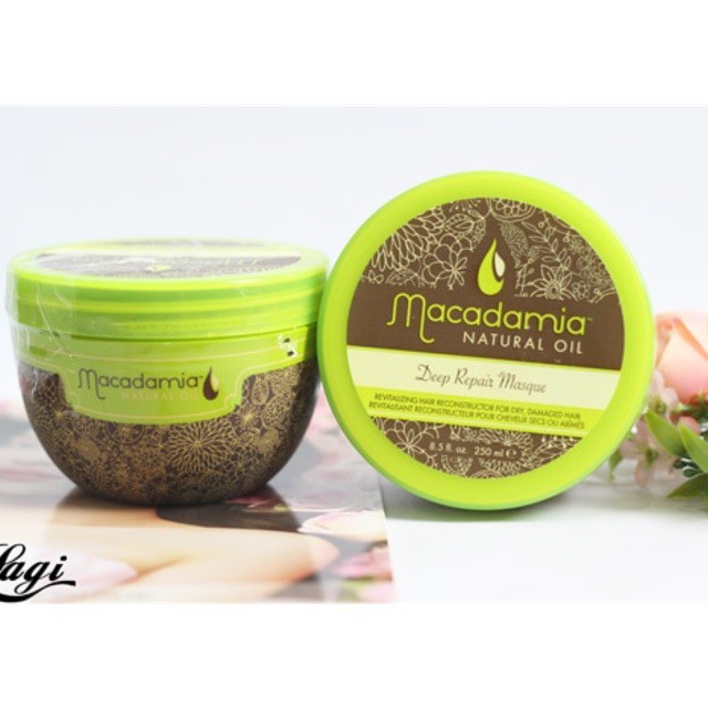 Combo Kem hấp (dầu ủ tóc) Macadamia  500ML + TINH DẦU DƯỠNG TÓC MACADAMIA CAO CẤP150ML