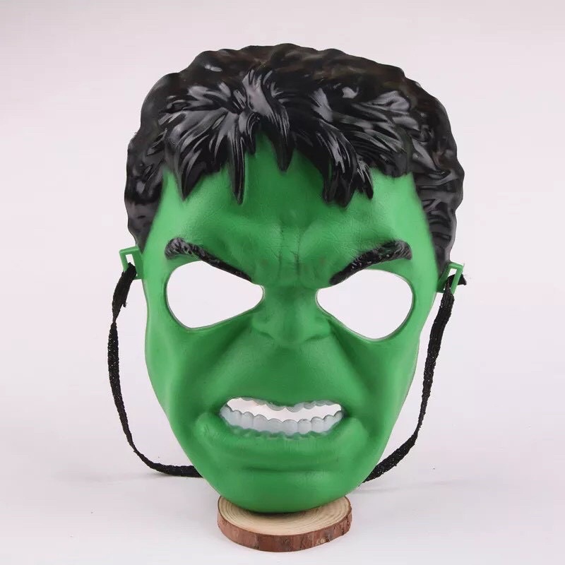 Mặt nạ khổng lồ xanh hulk có đèn hoá trang cosplay