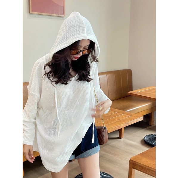 áo len xốp thu đông mũ có dây rút - hang qc loại 1 | BigBuy360 - bigbuy360.vn