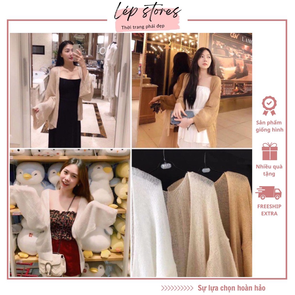 ÁO LEN MỎNG KHOÁC NGOÀI SIÊU HOT LEP STORE A345