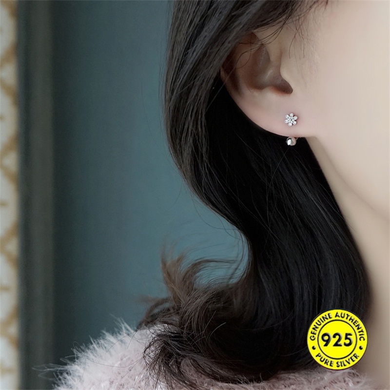 Bông tai mạ bạc 925 thiết kế mới thanh lịch 18K