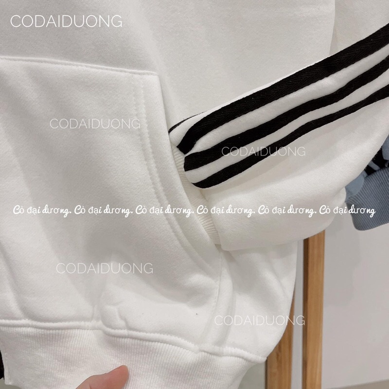 áo khoác nỉ trơn tay vạch kéo khoá 9088 | BigBuy360 - bigbuy360.vn