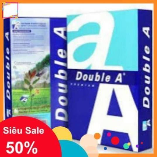 1 gam giấy A4 DOUBLE A định lượng 70.