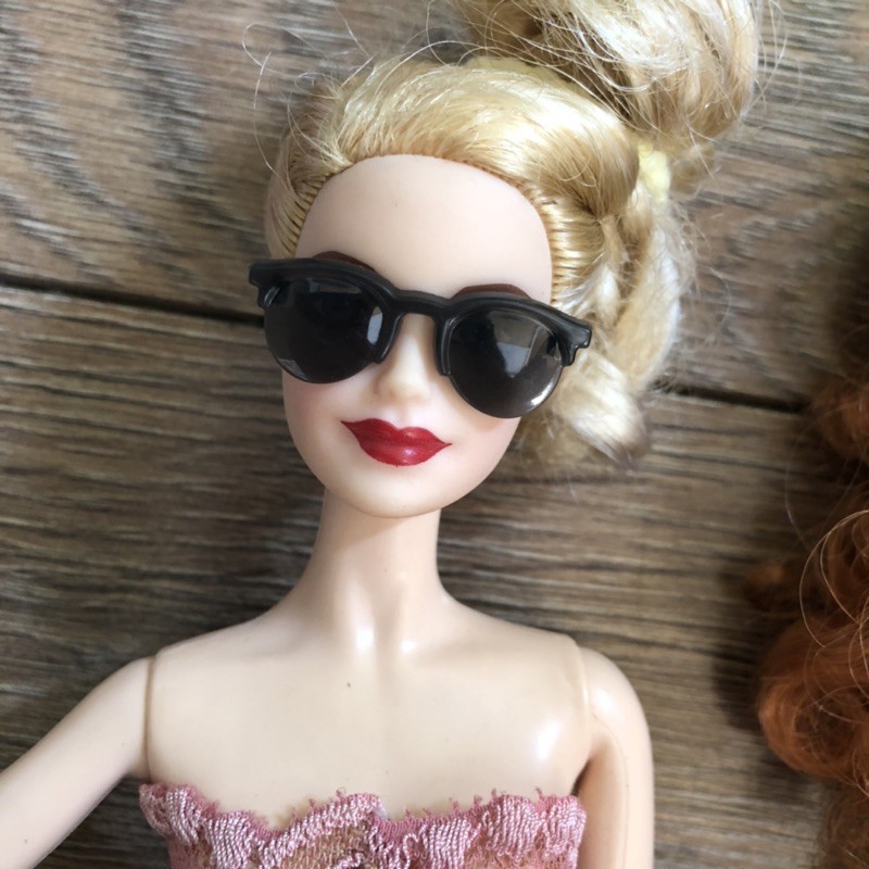 P2E- Mắt kính kính mát cho búp bê thời trang barbie bjd 1:6