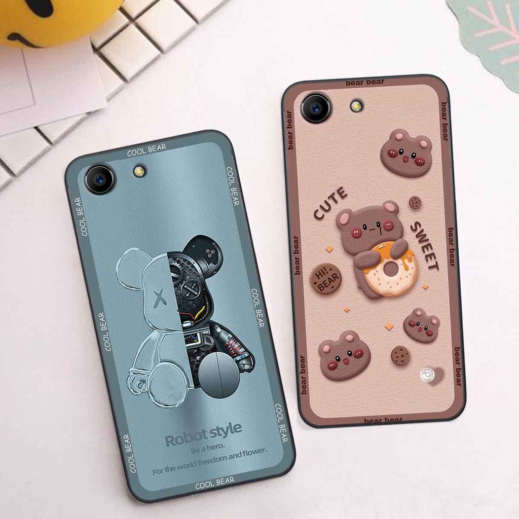 Ốp Oppo F1s / F3 / F3 Lite / F3 Plus bear brick, gấu đáng yêu, dễ thương