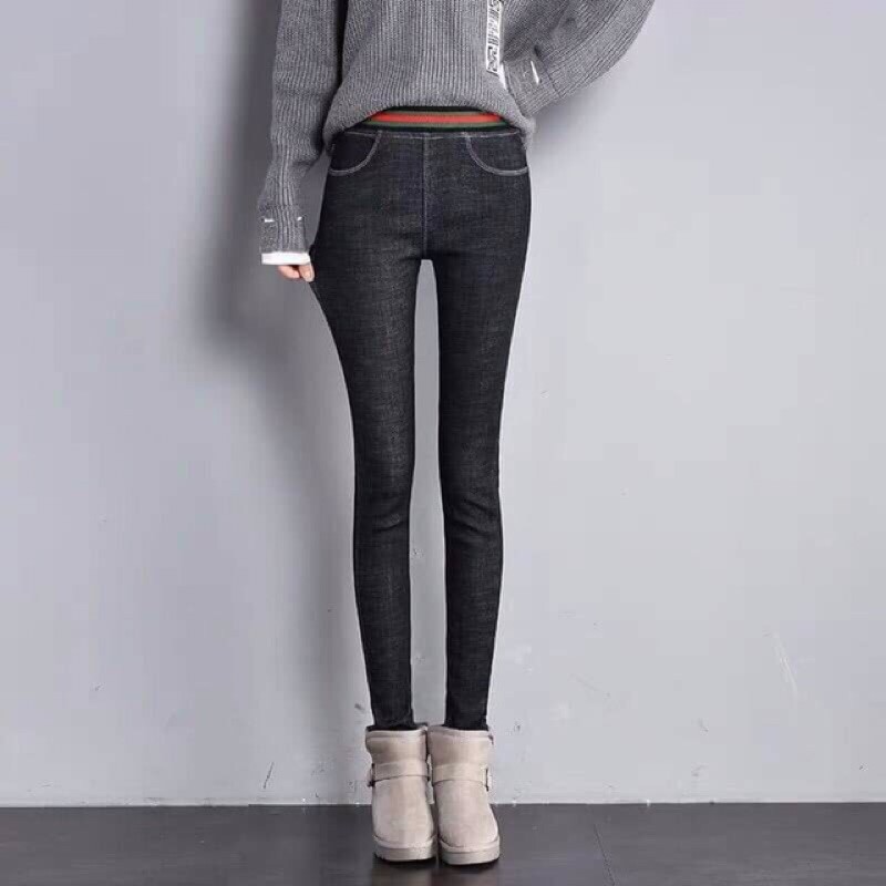 Quần Jeans nữ Lót lông