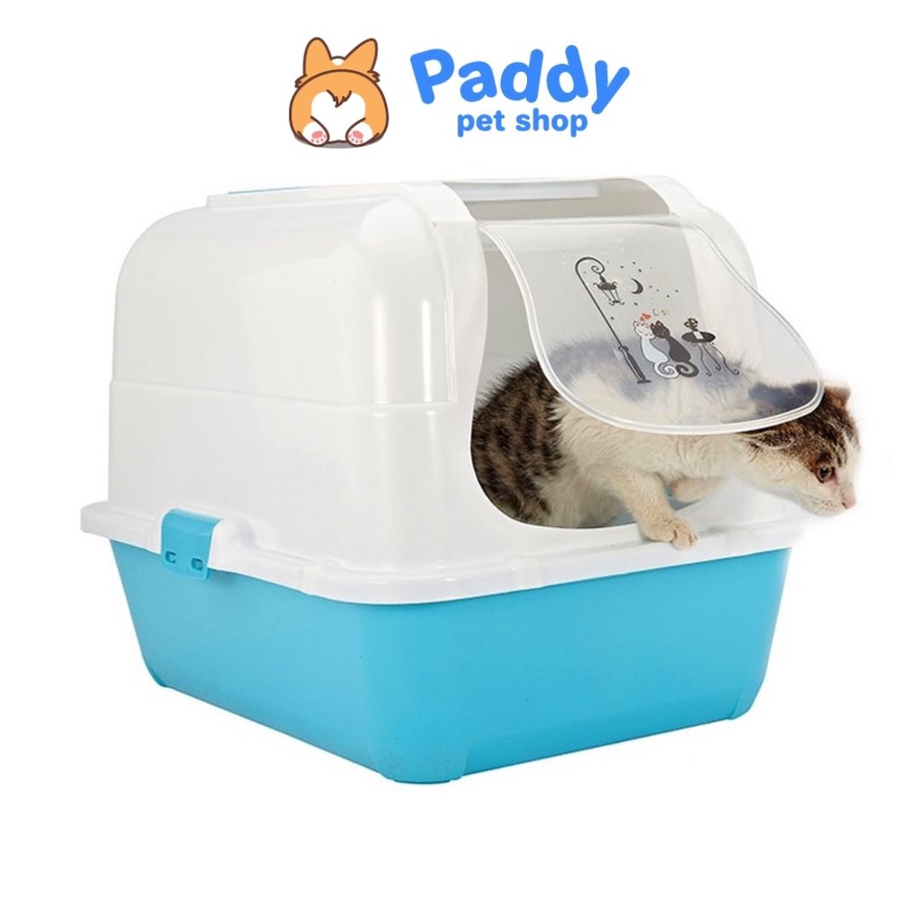 Nhà Vệ Sinh Mèo Cao Cấp - Tặng Xẻng (Chỉ Ship Hỏa Tốc HCM)