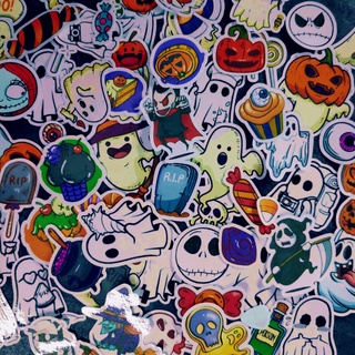 Set 30 hình dán sticker Halloween dễ thương