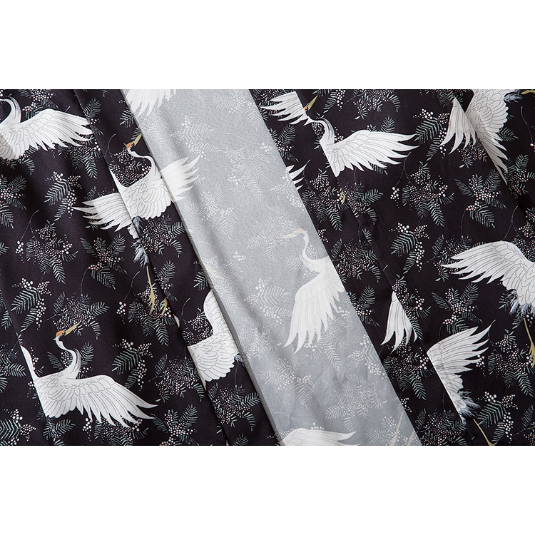 2020 Ins Fashion Swan Kimono Outer Blouse for Women Men Loose Harajuku Beach Japanese Unisex Clothes | BigBuy360 - bigbuy360.vn