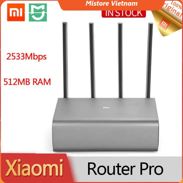 Bộ phát Router Xiaomi PRO 4 râu AC2600