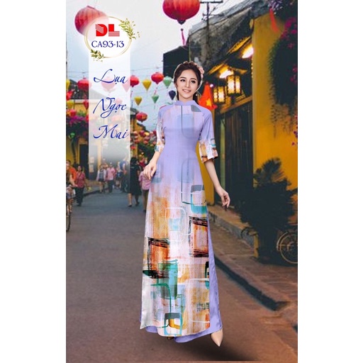 Vải áo dài lập thể
